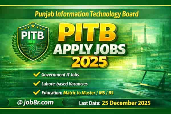 Punjab Information Technology Board PITB Jobs 2025